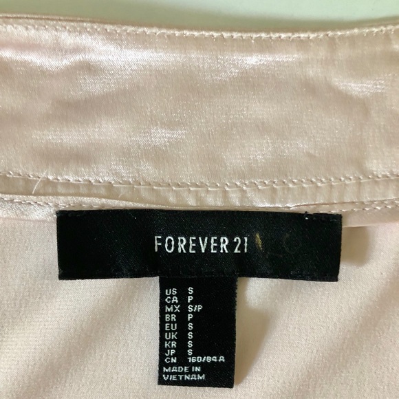 Forever 21 Rose Satin Bomber Jacket - Picture 7 of 8